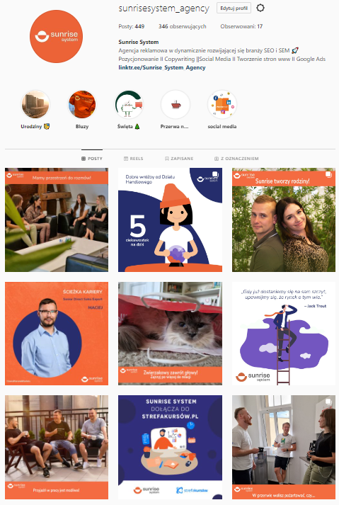 Źródło: Profil Sunrise System na Instagramie Źródło: Profil Sunrise System na Instagramie