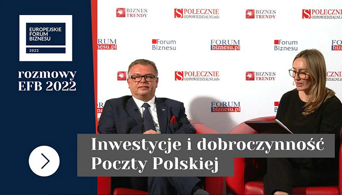 Inwestycje i dobroczynność Poczty Polskiej 